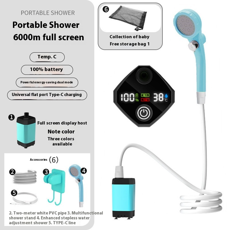 Compact Mobile Shower